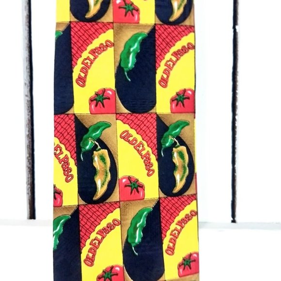 Vintage Old El Paso Hot Sauce novelty necktie - Picture 2 of 4